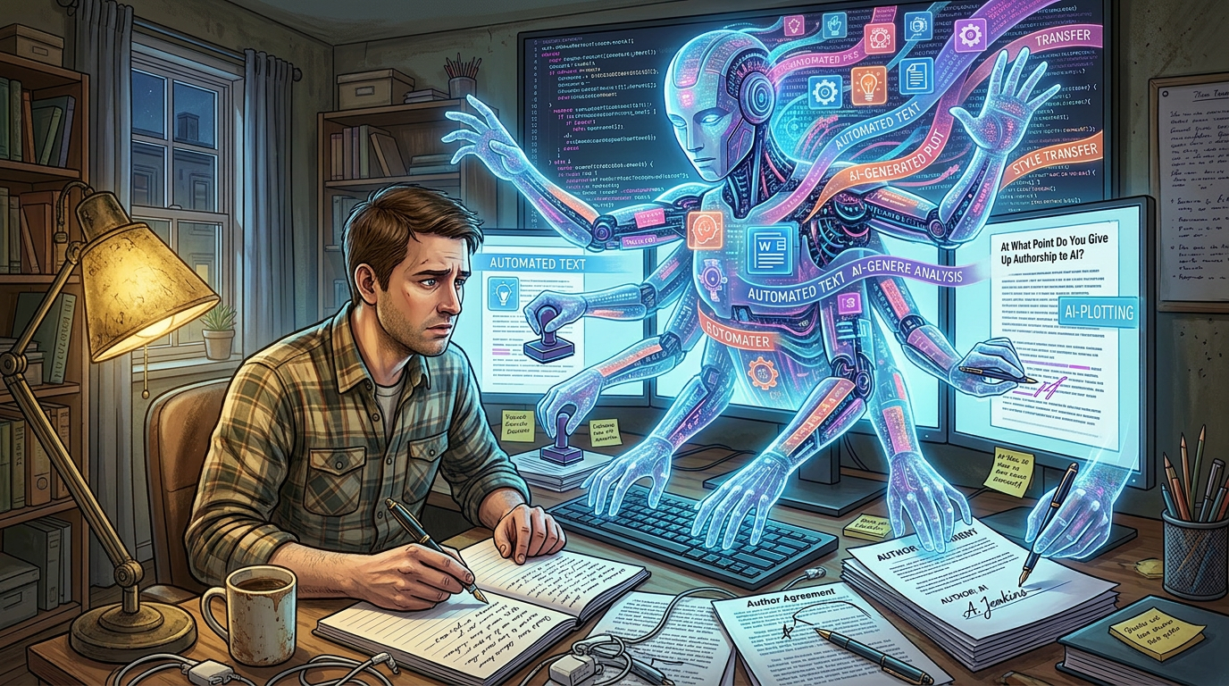 At What Point Do You Give Up Authorship to AI?